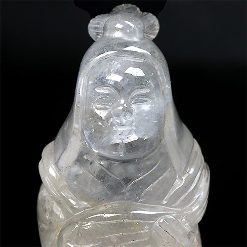 彫刻品 水晶 弁財天 置物 芸能 学問 金運 財運天然石 | 卸売・ 問屋