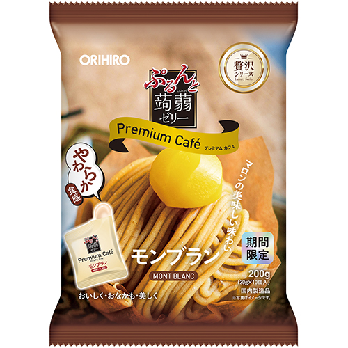 予約販売：8/30正午受注締】ぷるんと蒟蒻ゼリープレミアムカフェ モンブラン オリヒロ株式会社 問屋・仕入れ・卸・卸売の専門【仕入れならNETSEA】