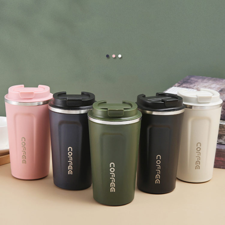 ステンレスカップ レモン 柄 果物 フルーツ 食べ物柄 魔法瓶 水筒 真空断熱 マグカップ ステンレス製 保温 タンブラー フルーツ柄 レモン柄 コーヒーカップ 蓋付き マグカップ 水筒 ステンレス製 コンビニカップ 保温保冷 真空断熱 大容量