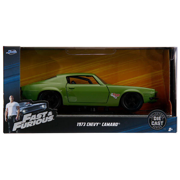 JADATOYS 1:32 ワイルドスピードダイキャストカー 1973 CHEVY CAMARO