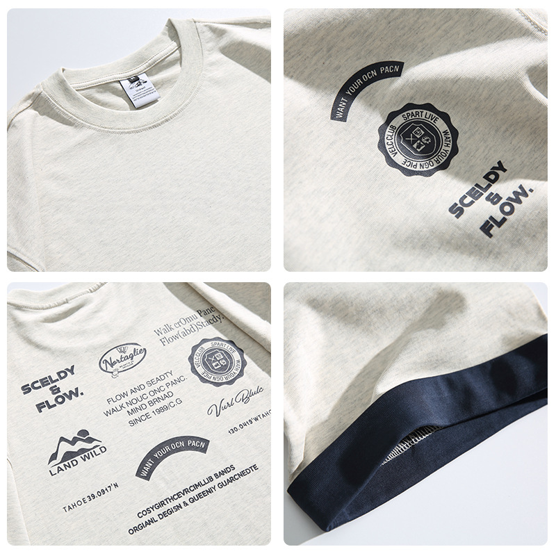 UNALLOYED★韓国★男女兼用★人気★OVAL LOGO T SHIRT 3色 FRUIT OF THE LOOM tシャツ FTL 25FW PRINT Tshirt 3 / ユニ
