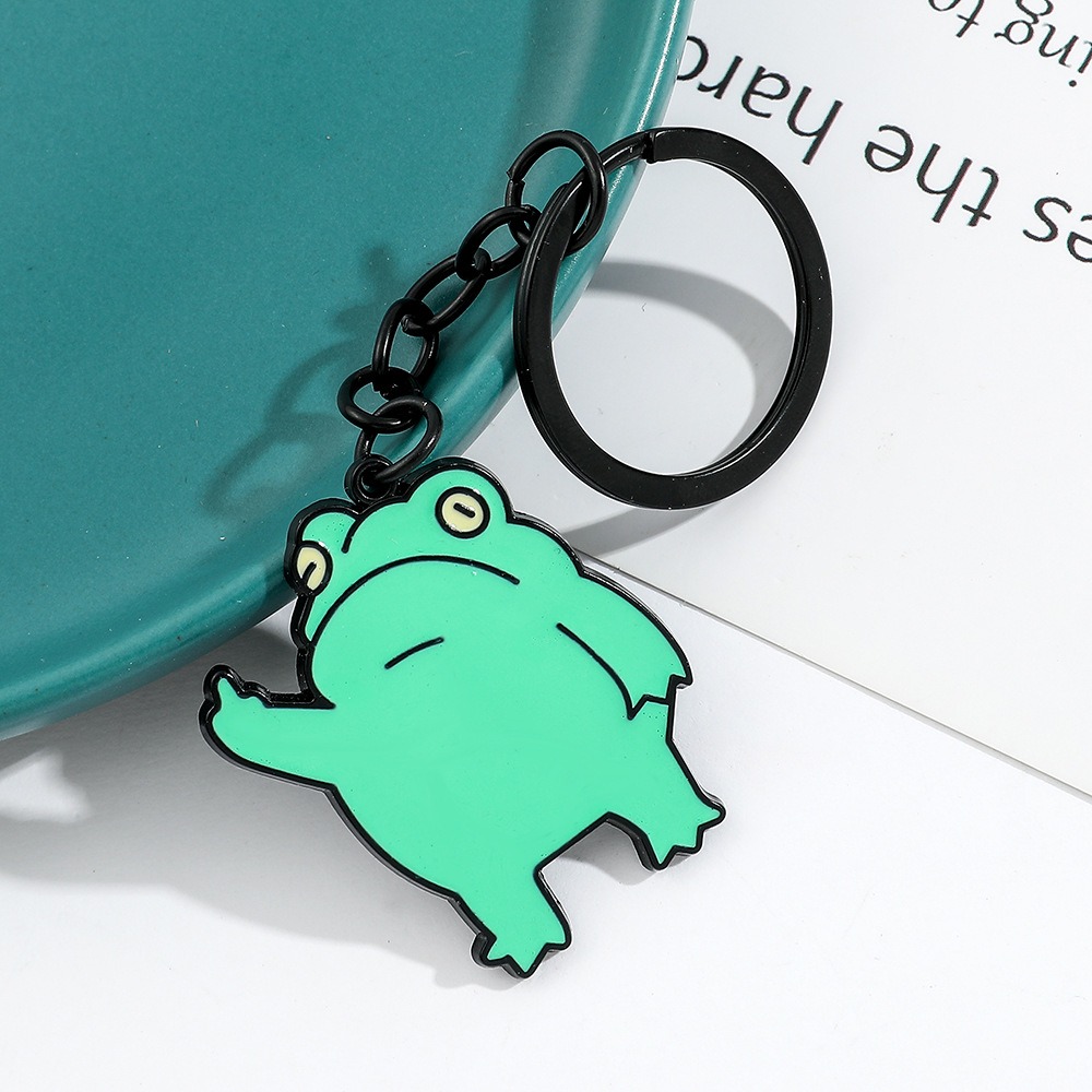 可愛い 面白い カエルキーホルダー 蛙 カエル キーチェーン