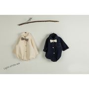 【新作　秋】装い韓国風子供服 ベビー服 男の子 長袖 連体服  3色 66-90cm