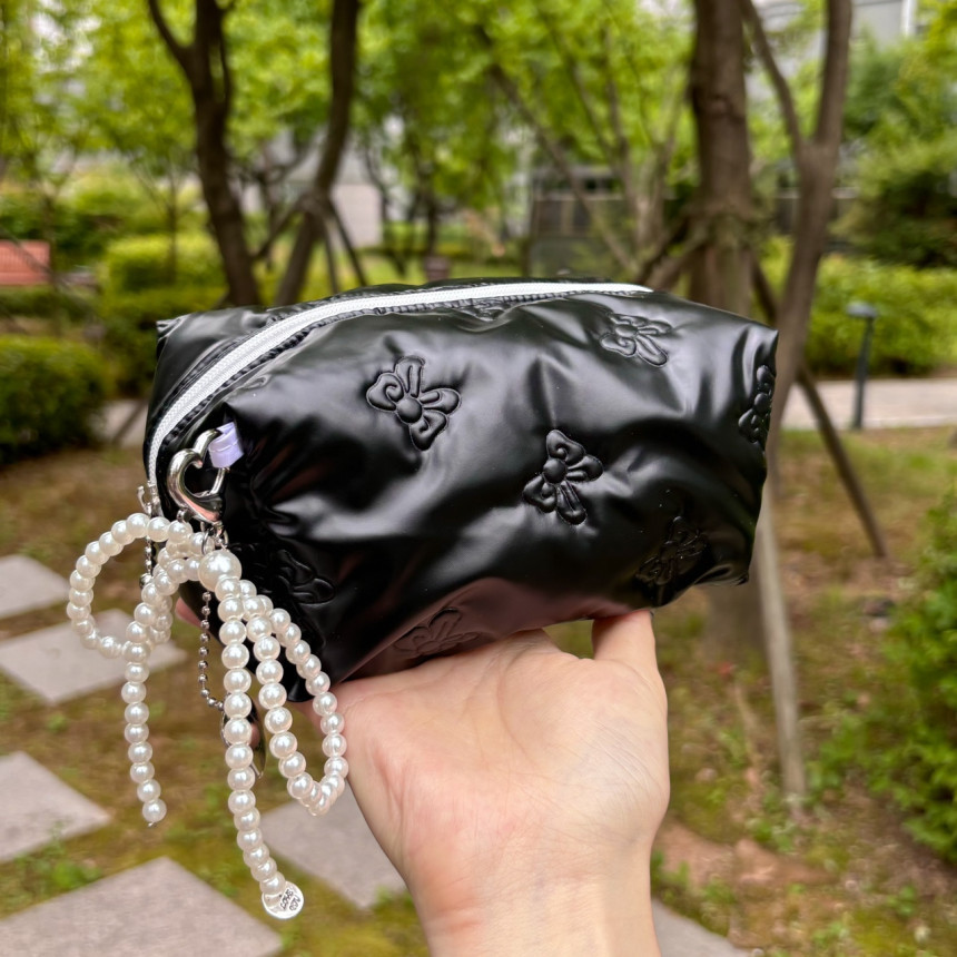 リボンポーチ 小物収納 アクセサリー収納 ミニ 韓国ファッション  