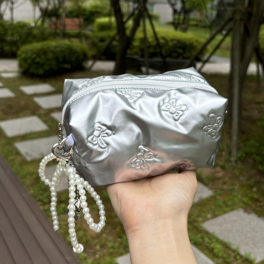 リボンポーチ 小物収納 アクセサリー収納 ミニ 韓国ファッション  