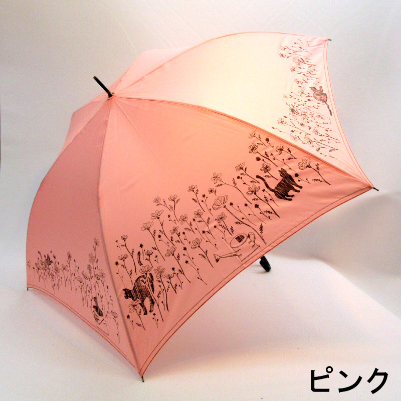 傘　ゴチソウ gochisou パン　カンパーニュ　総柄　長傘 gochisou(ごちそう) 雨傘【手開きタイプ／折り畳み傘／三段