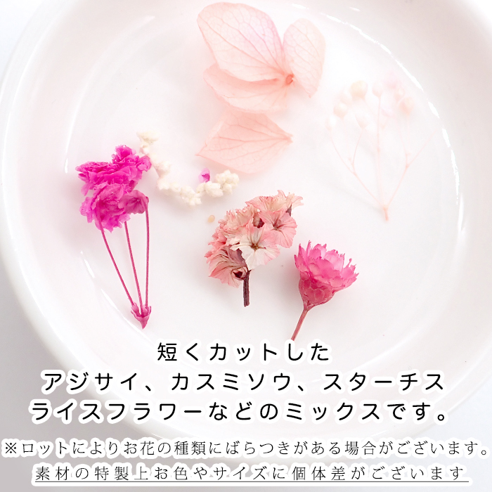 デコパーツ【109. ドライフラワー 試験管 ボトル】小さめ ミニ ハー