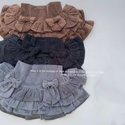 子供服　90~150cm　キッズスカート　バンドショート丈　ミニスカート　　韓国キッズ服