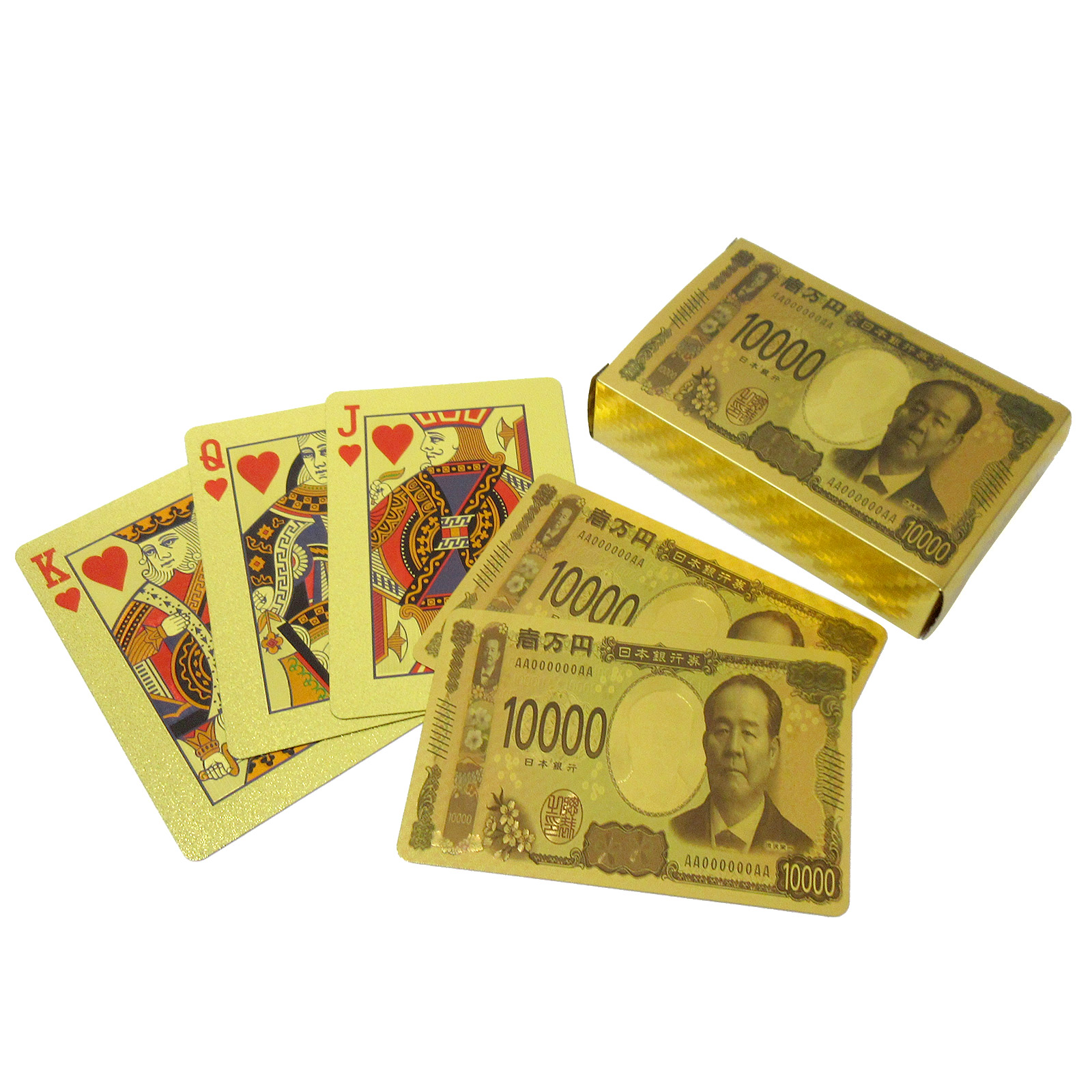 バラエティ雑貨＞ゴールデンセレブリティトランプ 新壱萬円 No.206-628