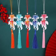 金魚袋 ペンダント 鯉 刺繍 アクセサリー
