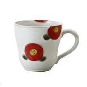 赤椿マグ　縁起物/キッチン/コップ/マグカップ/日本製