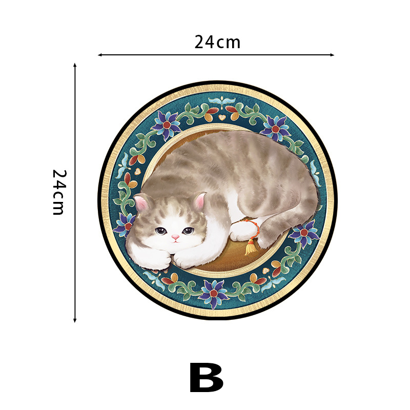 全2色 猫マウスパッド かわいい 猫柄 マウスパッド 小型 滑り 全2色 猫マウスパッド かわいい 猫柄 マウスパッド 小型 滑り