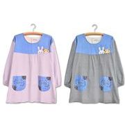 【即納】おてんばママ背フリースカッポー　レディースエプロン 保育士 介護士