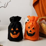 ハロウィンのキャンディーバッグ 、巾着ポケット、ギフトバッグ、ハロウィン道具、ハロウィン雑貨