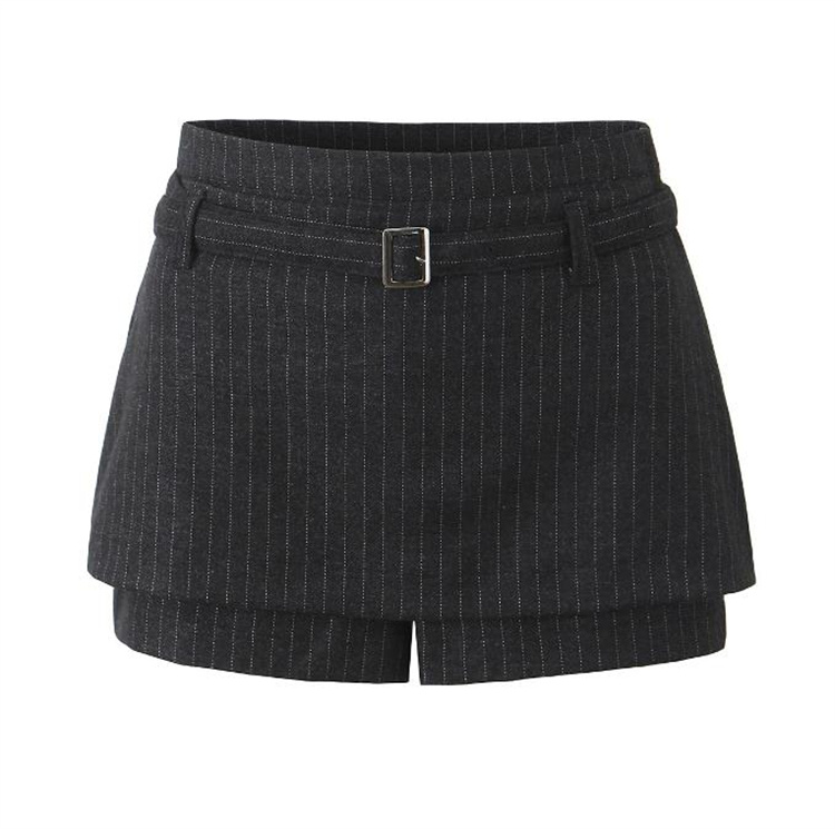 お洒落 気分UP 楽しみ INSスタイル ハイウエスト フェイク2ピース  快適である ミニスカート