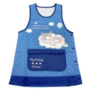 マイメロディ&クロミ キャラクターエプロン M～L 転写脇釦 ネイビー 892032