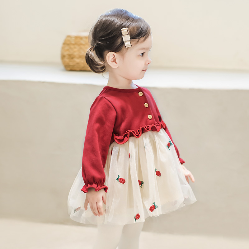 2025年秋新作 ワンピース 子供服 女の子 秋服 キッズ ベビー服