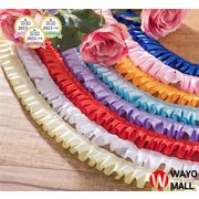 幅2.5cmレースリボン シフォンリボン 手芸  裁縫 DIY ギフト包装  デコレーション用