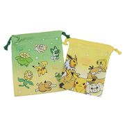 ポケットモンスター 2P巾着セット グリーン＆イエロー