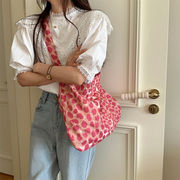 トートバッグ　エコバッグ　韓国ファッション　ヒョウ柄　大容量