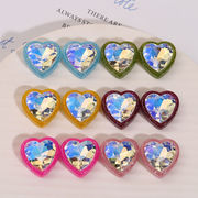 アクセサリーパーツ diyパーツ 貼り付けパーツ DIY部品 デコパーツ ハンドメイド 手作りパーツ ハート型