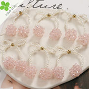 さくらんぼ ガラス アクセサリーパーツ DIY素材 デコパーツ ハンドメイド