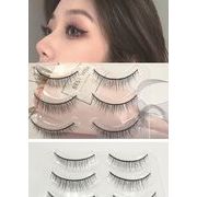 5ペアつけまつげ ふんわり軽い付け心地 目元に溶け込むエアリー極細毛