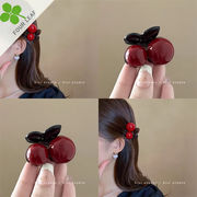 さくらんぼ ミニバンスクリップ ヘアクリップ 髪飾り ヘアアクセサリー 髪留め ファッション 可愛い