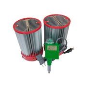 パネルヒーター　250Wx2台　サーモ12F（1200W）お得セット　昭和精機工業　温室　冬越し