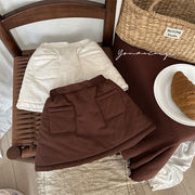 2024秋冬新作　子供服　 女の子　スカート　80-130CM　2色