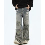 メンズ　ボトムス ズボン パンツ  デニム ジーンズ ダメージ加工
