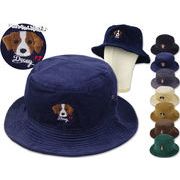 SHL DECOY 17 LOGO 刺繍 CORDUROY BUCKET HAT-（NewhattanBODY）22044