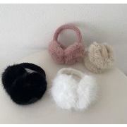 イヤーマフラー 耳当て イヤーマフ 起毛 フェイクファー 秋冬 保温 レディース小物