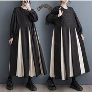 2025年春秋新作　レディース服　ワンピース　シャツワンピース　Aラインワンピース　ファッション