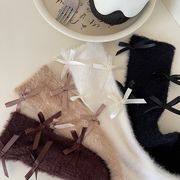 靴下 ソックス リボン フットウェア レッグウェア レース レディース