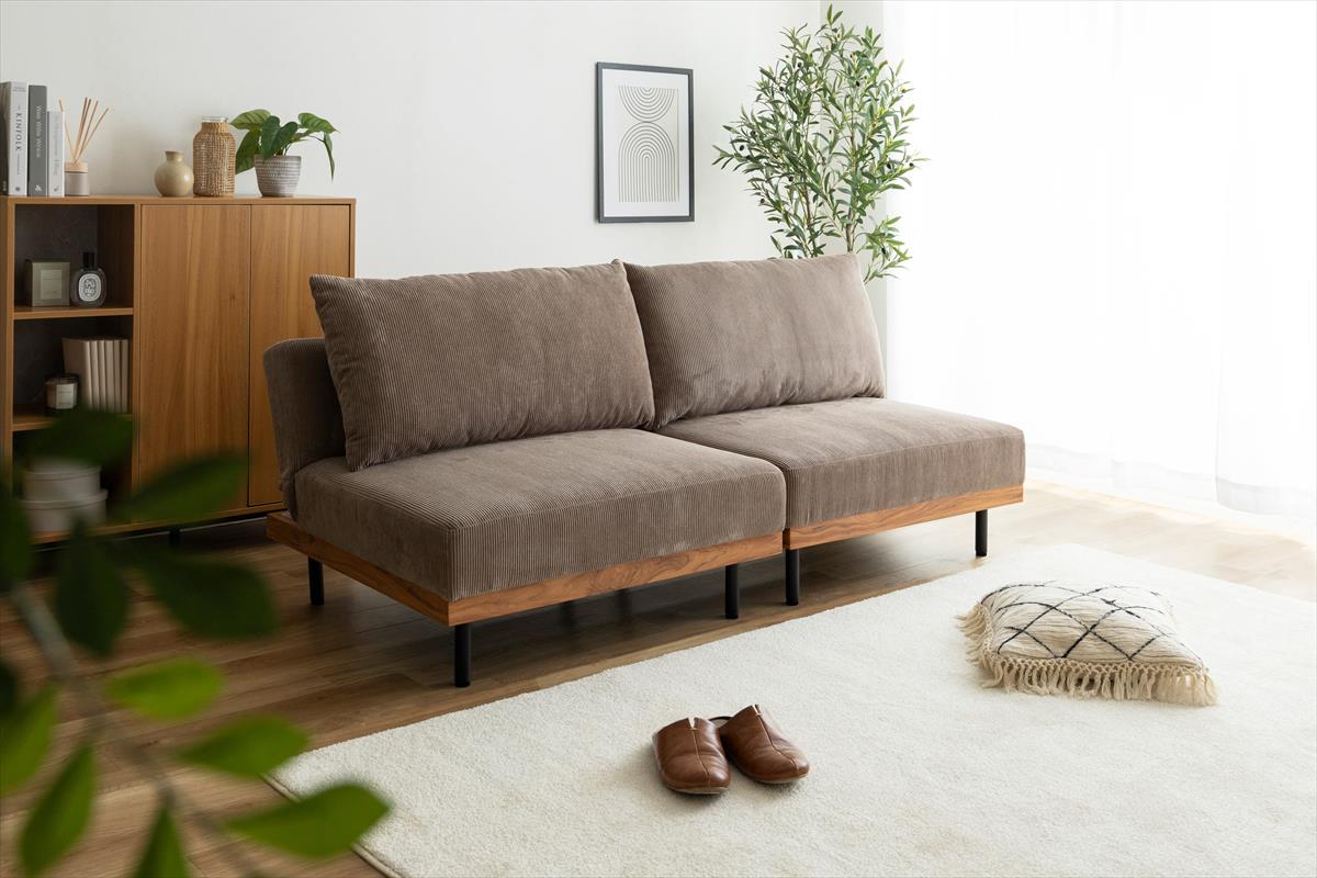 2点セット】Ridley リクライニングコーデュロイソファ | 卸売・ 問屋