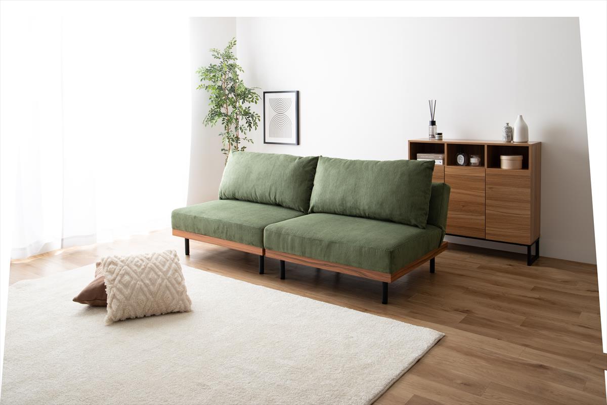 2点セット】Ridley リクライニングコーデュロイソファ | 卸売・ 問屋