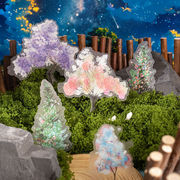 PETシール ステッカー 造景 バレンタインデー 花フラワー 樹 10枚入