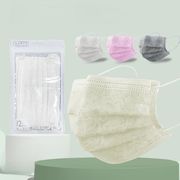 4層のメッシュプリント、使い捨て大人用防護マスク、UVカット付きメルトブローン不織布 防塵 防花粉