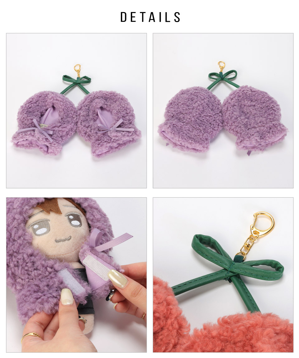 ハンドメイドペットボトルカバー（かぎ編み）レッド パープル