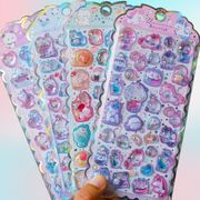 新品!即納! デコレーション 手帳用 貼り付け★粘着シール★立体キャラクターシール 3Dシール