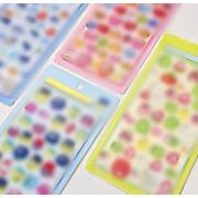 手芸diy用デコレーション 手帳用 貼り付け★粘着シール★立体キャラクターシール 3Dシール