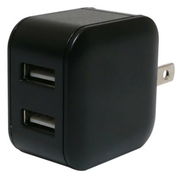 ミヨシ　MCO USB-ACアダプタ スリム 2.4A ブラック MBP-US03/BK