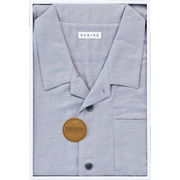 （品薄）UCHINO マシュマロガーゼ メンズパジャマ グレー RC20821 GY/L ＬＡサイズ