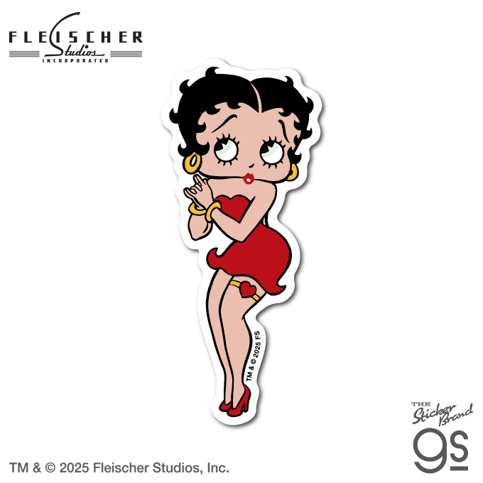 BETTY BOOP(TM) ダイカットステッカー ポーズ01 ベティー ブープ(TM) アメリカ キャラクター グッズ BTY001