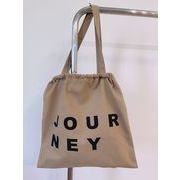 トートバッグ　帆布バッグ　エコバッグ　大容量　韓国ファッション