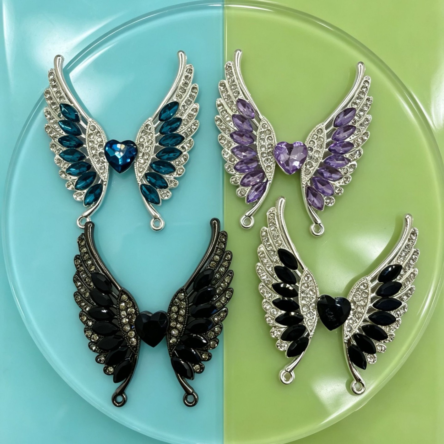 デコパーツ クラフト 手芸DIY 合金 アクセサリー材料 貼り付けパーツ