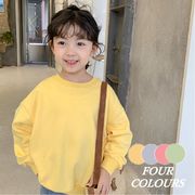 【2023春新作】韓国風子供服 ベビー服 キッズ 男女兼用 カジュアル 長袖 トップス Tシャツ
