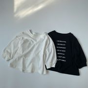 【2024春新作】韓国風子供服 ベビー服 キッズ 男女兼用 カジュアル 長袖 トップス Tシャツ SABA