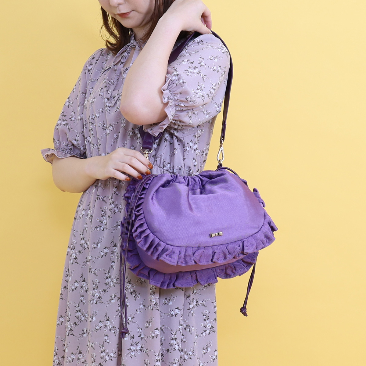 ❤ほぼ新品❤【SMIRNASLI 】フリル巾着ショルダーバッグ トートバッグ 楽天市場】【SMIR NASLI サミールナスリ】フリル巾着ショルダー